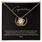 Congratulations | Pendant Necklace Graduation Gift
