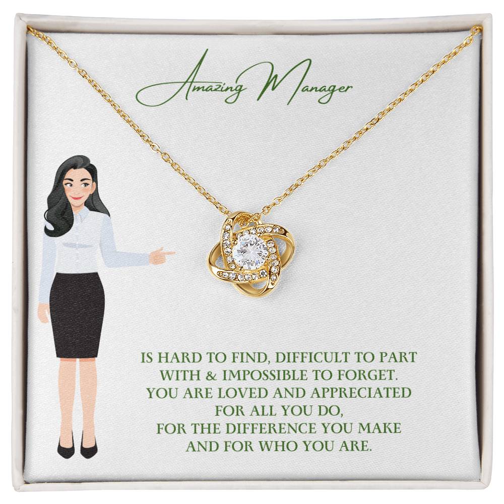 Amazing Manager Is Hard To Find | Professional Pendant Necklace Gift