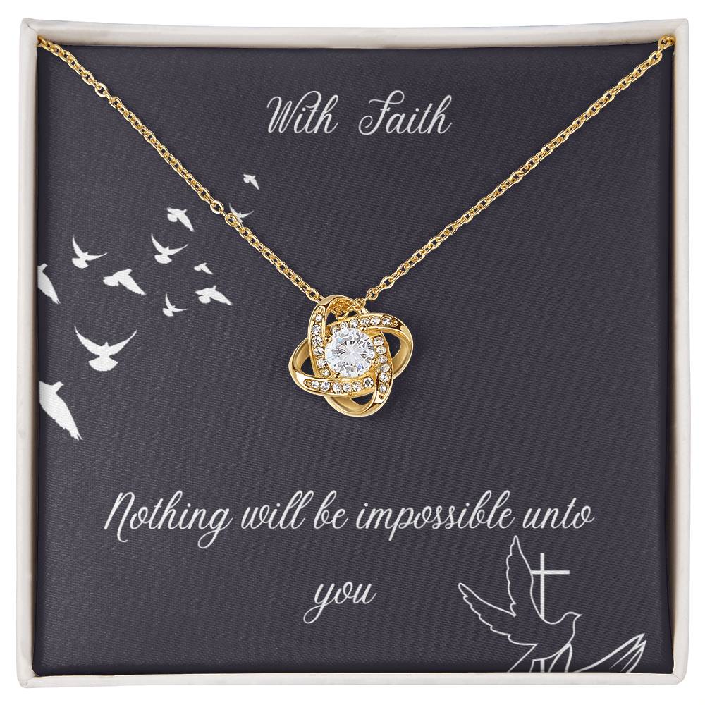 With Faith Jewelry Necklace | Religious Gift