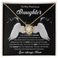 You Are The Light Of My Life - Gift for Daughter - Love Knot Necklace