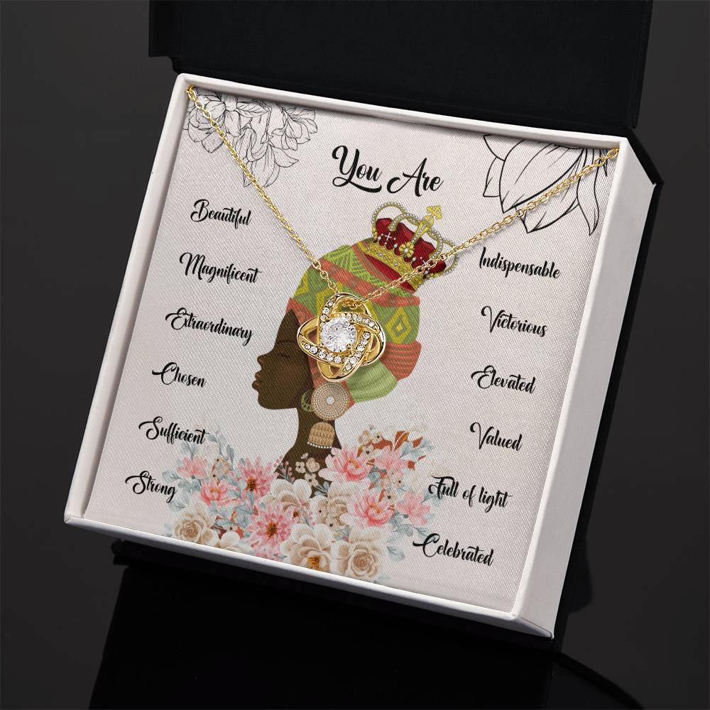 You Are Celebrated | Queen Pendant Necklace