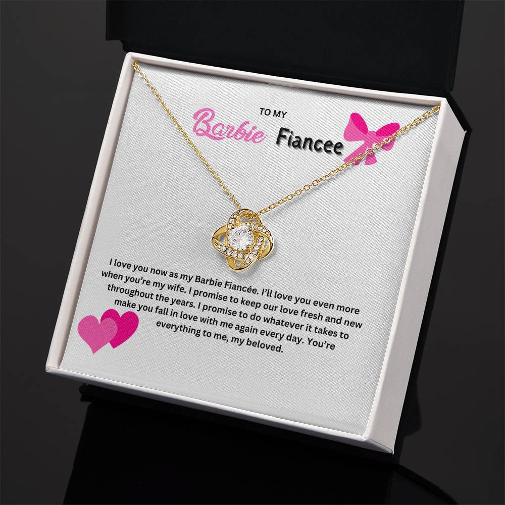 To My Barbie Fiancee | I Promise To Keep Our Love Fresh | Pendant Necklace