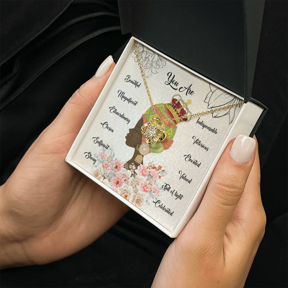 You Are Celebrated | Queen Pendant Necklace