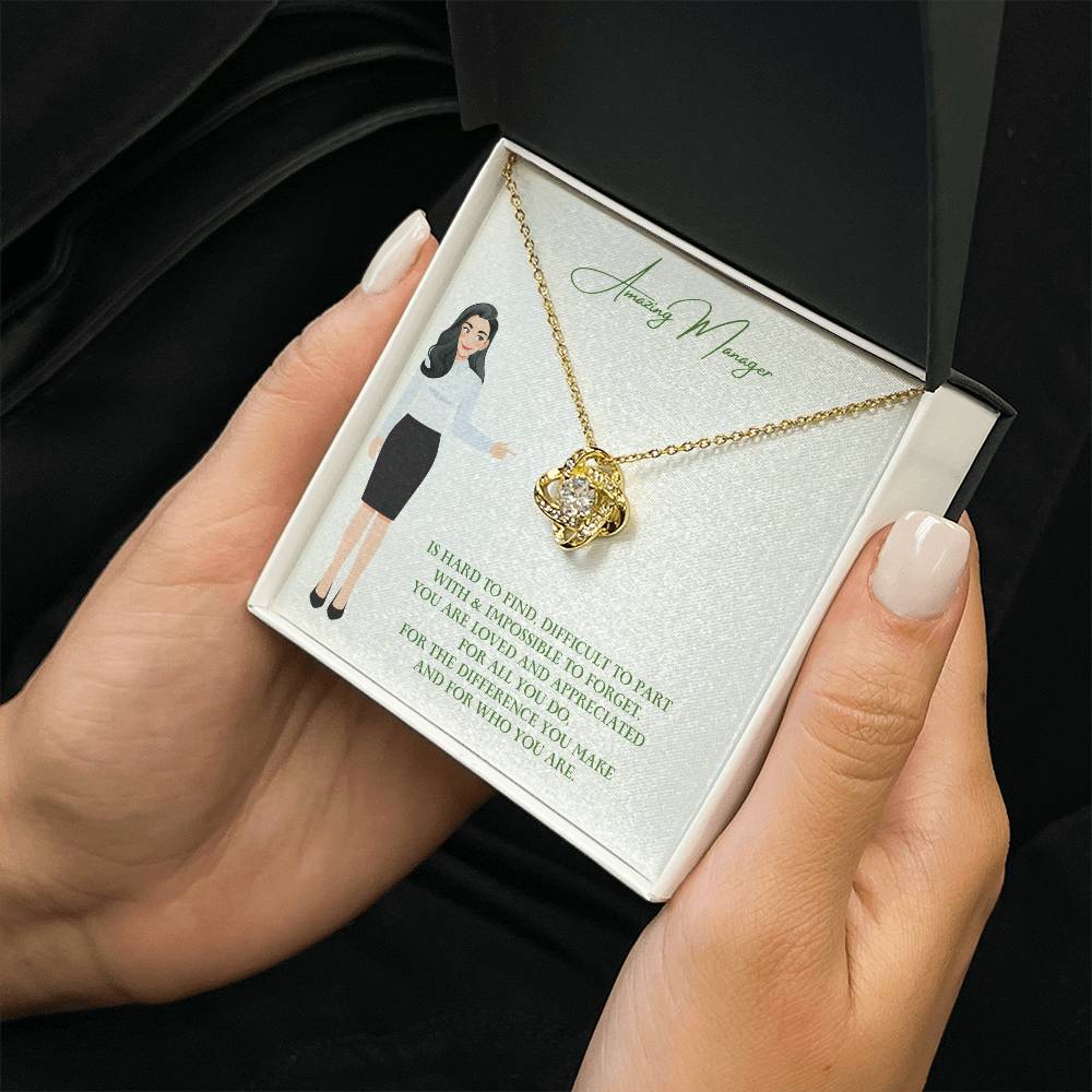 Amazing Manager Is Hard To Find | Professional Pendant Necklace Gift