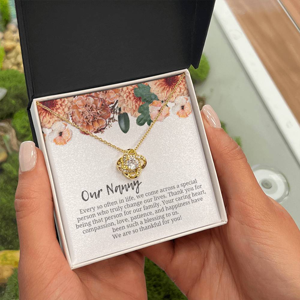 Our Nanny | We Are Thankful For You | Professional Necklace Gift