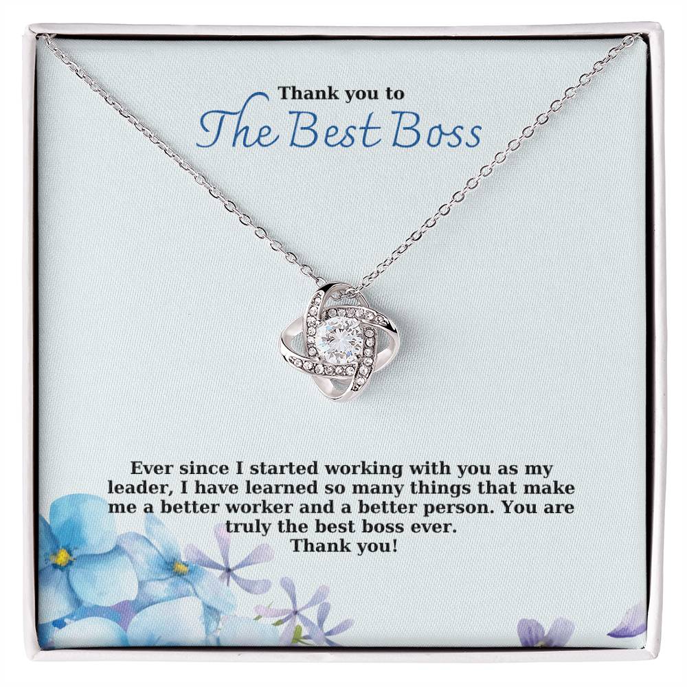 Thank You To The Best Boss | You Are Truly The Best Boss Ever | Professional Pendant Necklace