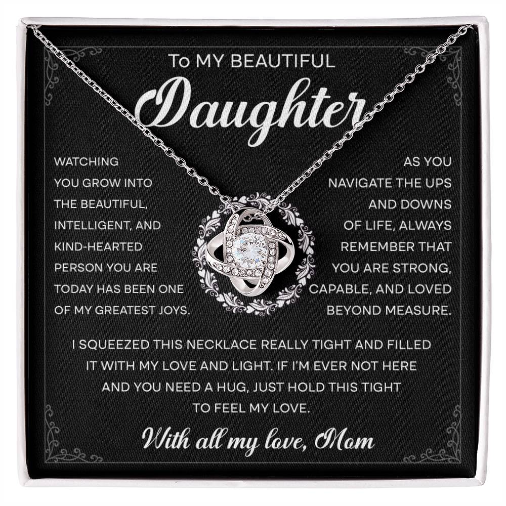 My Greatest Joys - Gift for Daughter - Love Knot Necklace