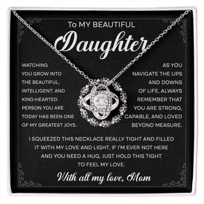 My Greatest Joys - Gift for Daughter - Love Knot Necklace
