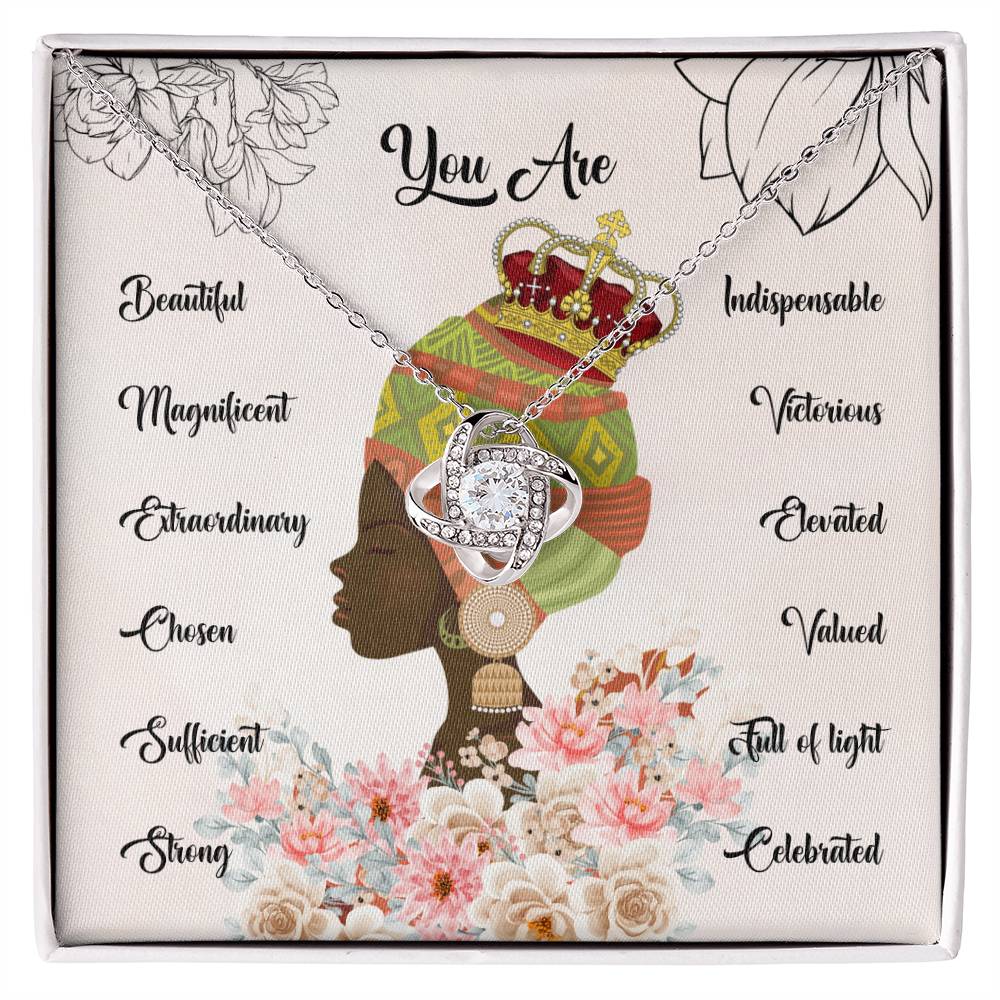 You Are Celebrated | Queen Pendant Necklace