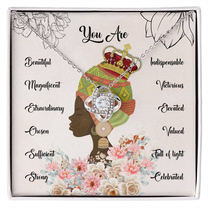 You Are Celebrated | Queen Pendant Necklace