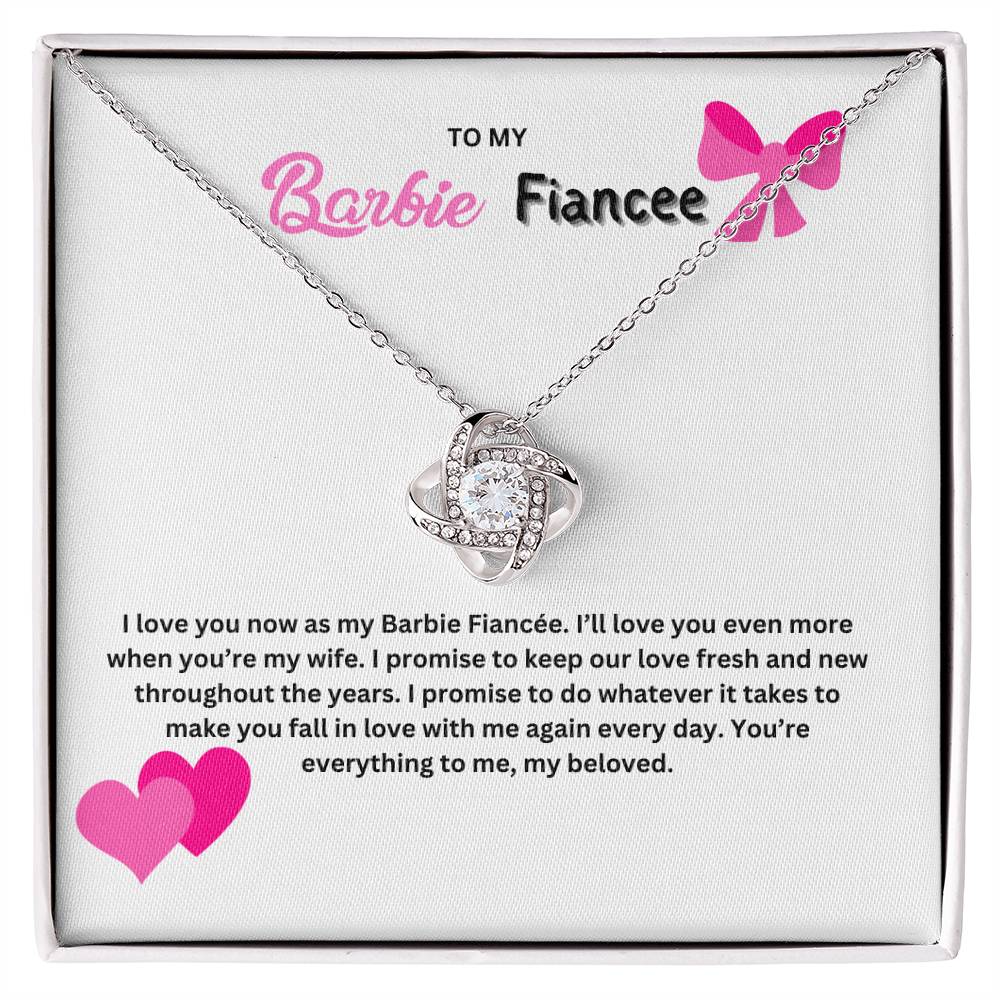 To My Barbie Fiancee | I Promise To Keep Our Love Fresh | Pendant Necklace