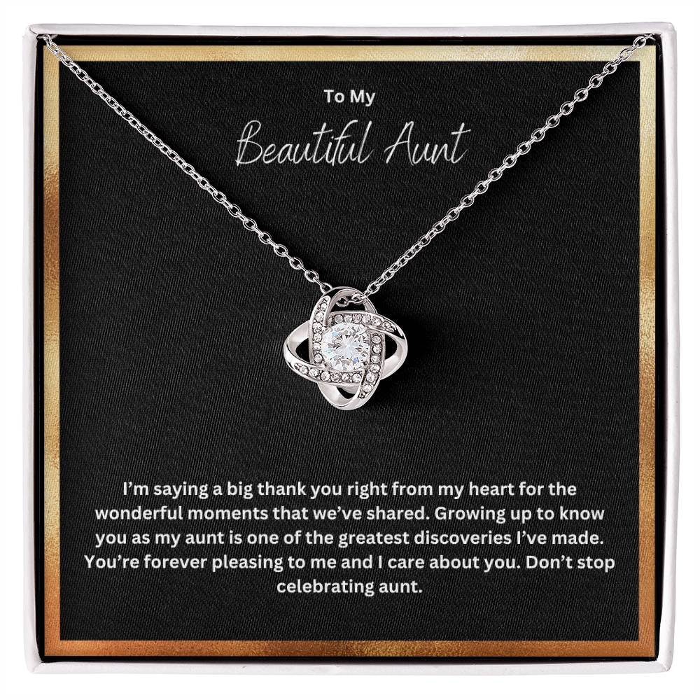 To My Beautiful Aunt | You Are Forever Pleasing To Me | Pendant Necklace