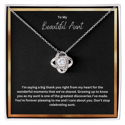 To My Beautiful Aunt | You Are Forever Pleasing To Me | Pendant Necklace