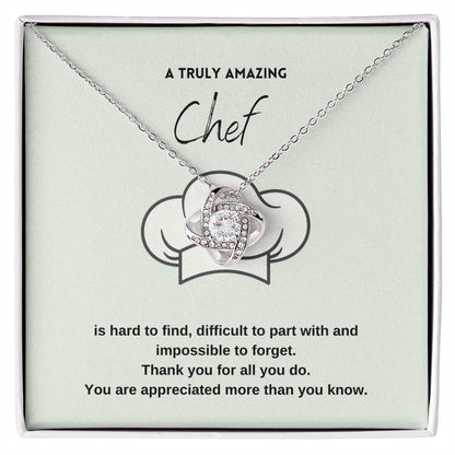 A Truly Amazing Chef | Thank You For All You Do | Pendant Necklace