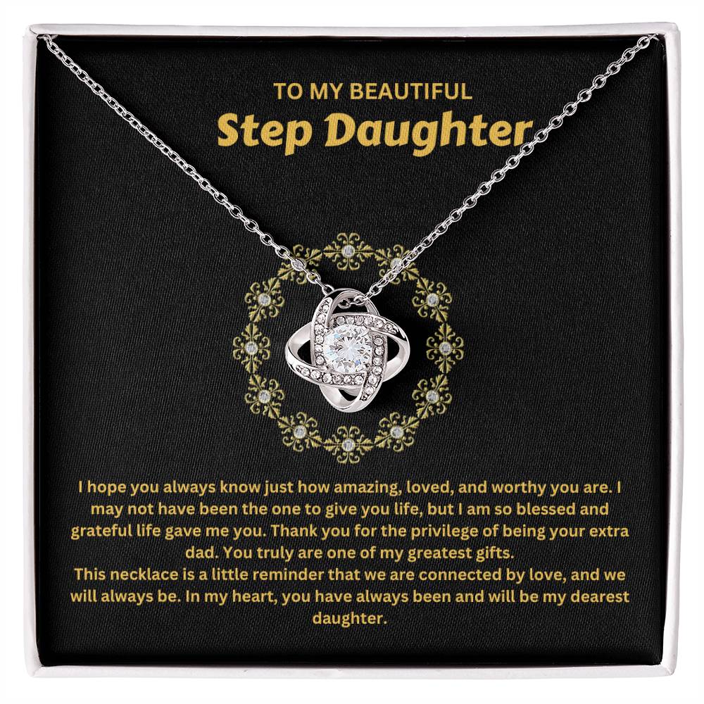 To My Beautiful Step Daughter | You Will Always Be My Daughter | Pendant Necklace