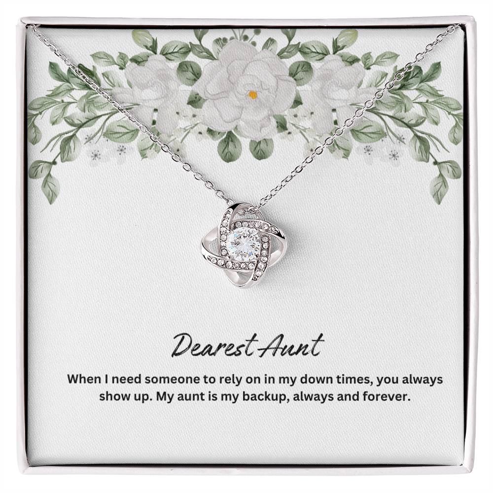 Dearest Aunt | My Aunt Is My Backup | Pendant Necklace