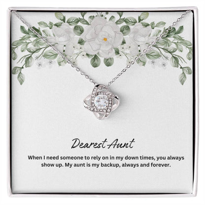 Dearest Aunt | My Aunt Is My Backup | Pendant Necklace