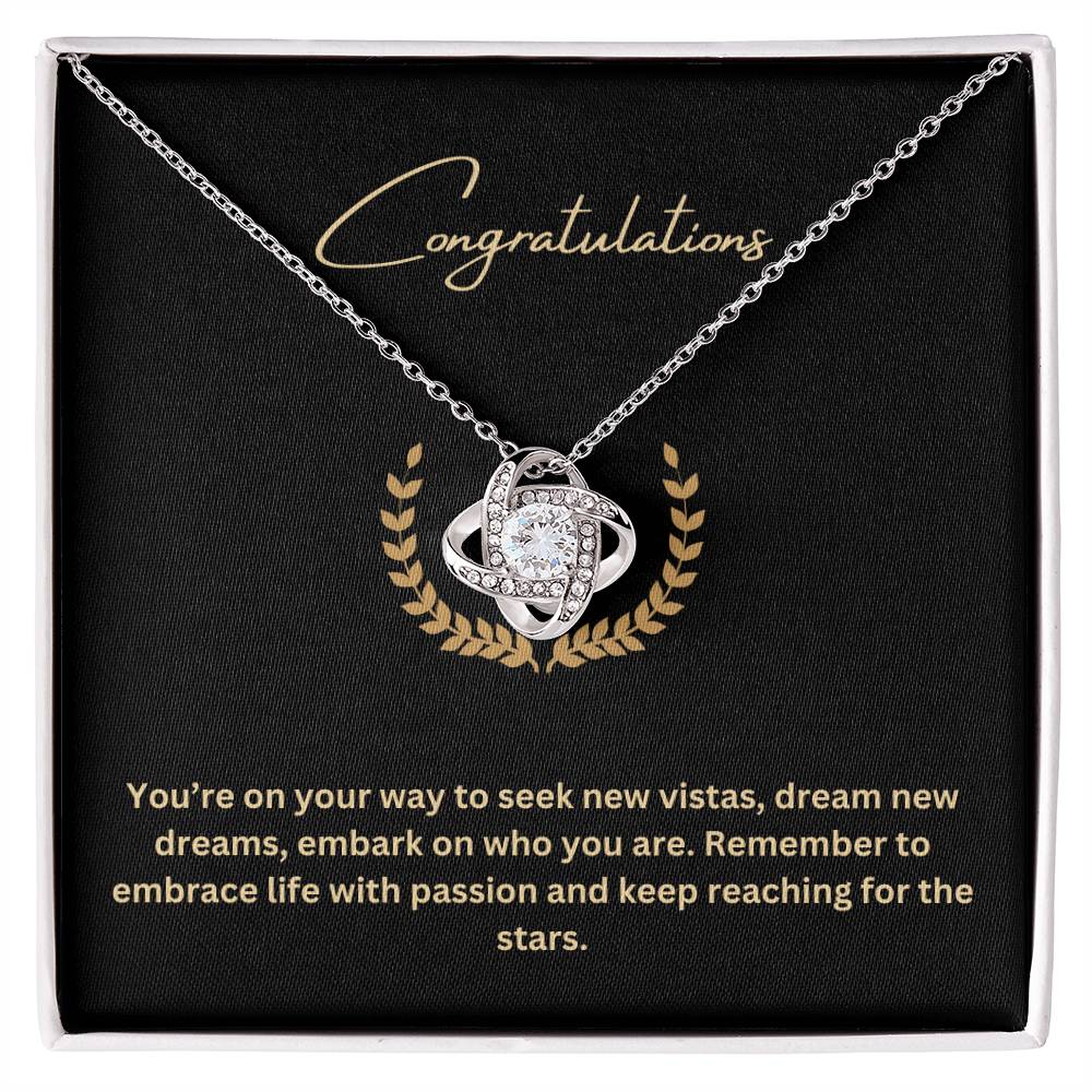 Congratulations | Pendant Necklace Graduation Gift