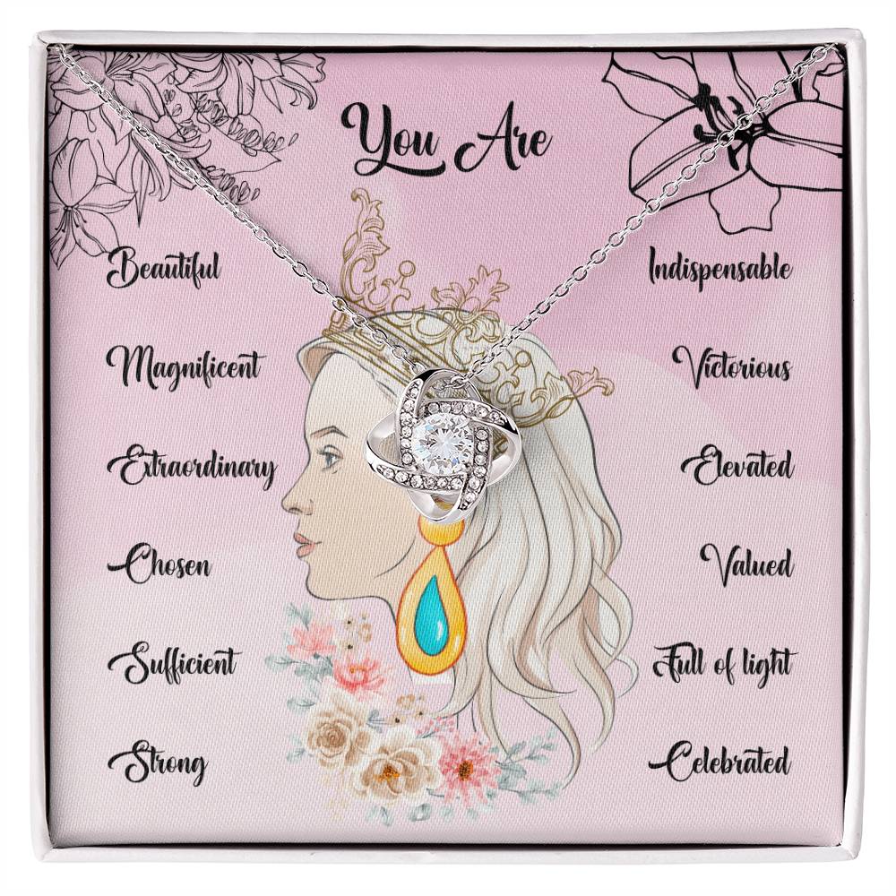 You Are Magnificent | Queen Pendant Necklace