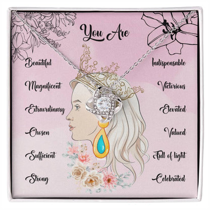 You Are Magnificent | Queen Pendant Necklace