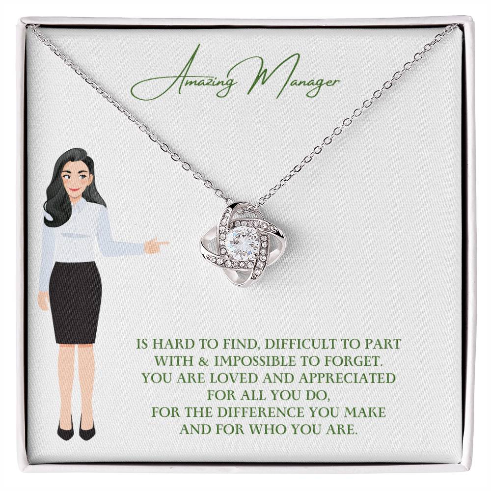 Amazing Manager Is Hard To Find | Professional Pendant Necklace Gift