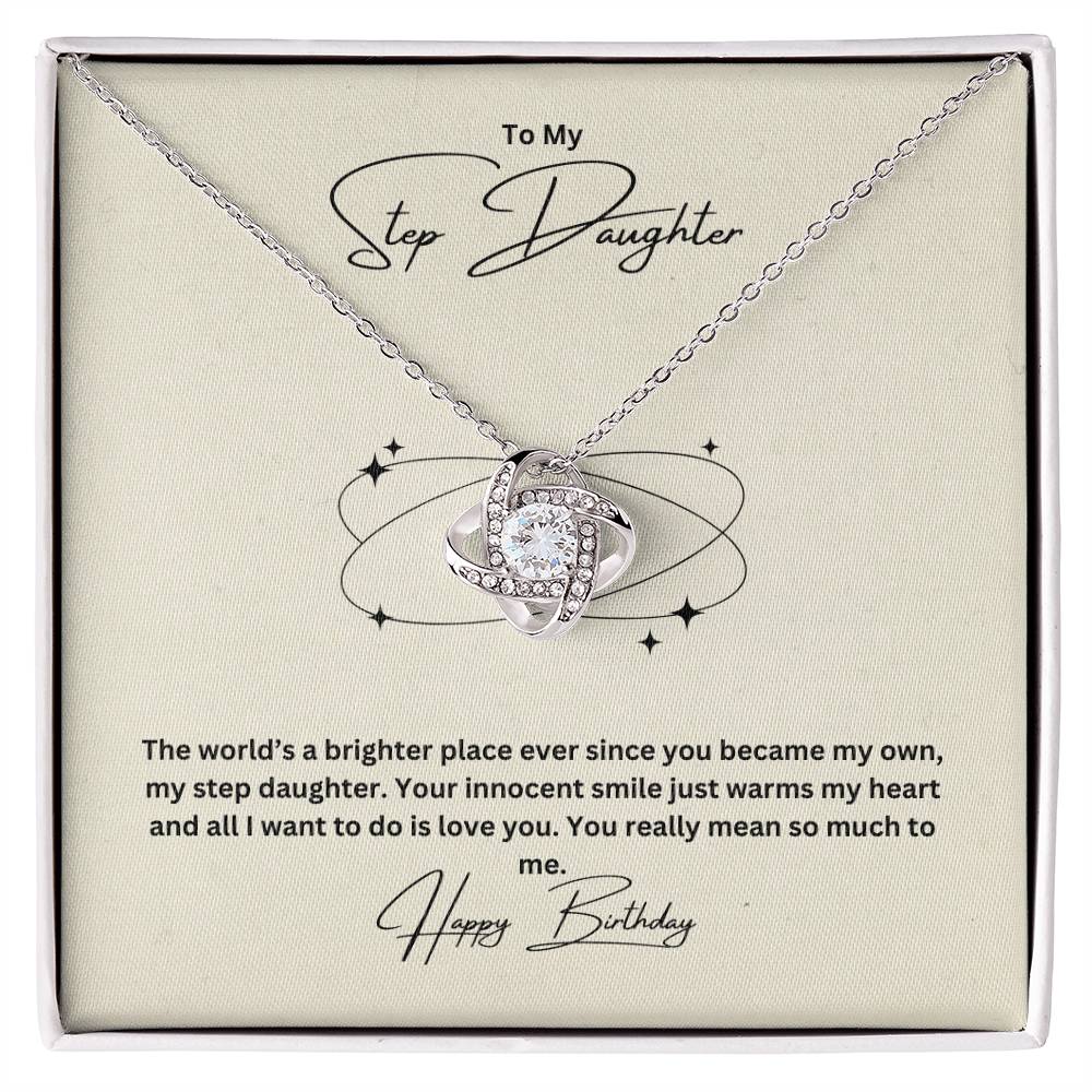 My Stepdaughter | Happy Birthday | Pendant Necklace