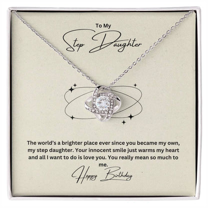 My Stepdaughter | Happy Birthday | Pendant Necklace