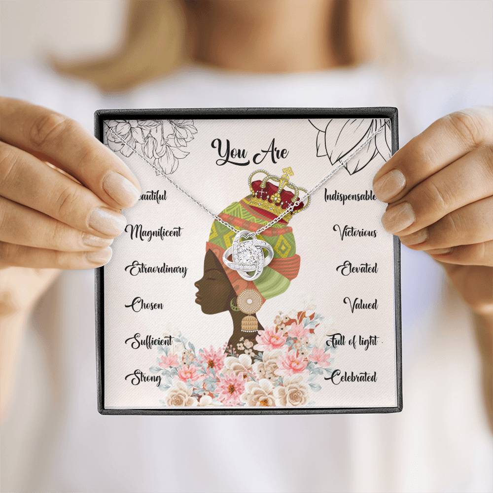 You Are Celebrated | Queen Pendant Necklace
