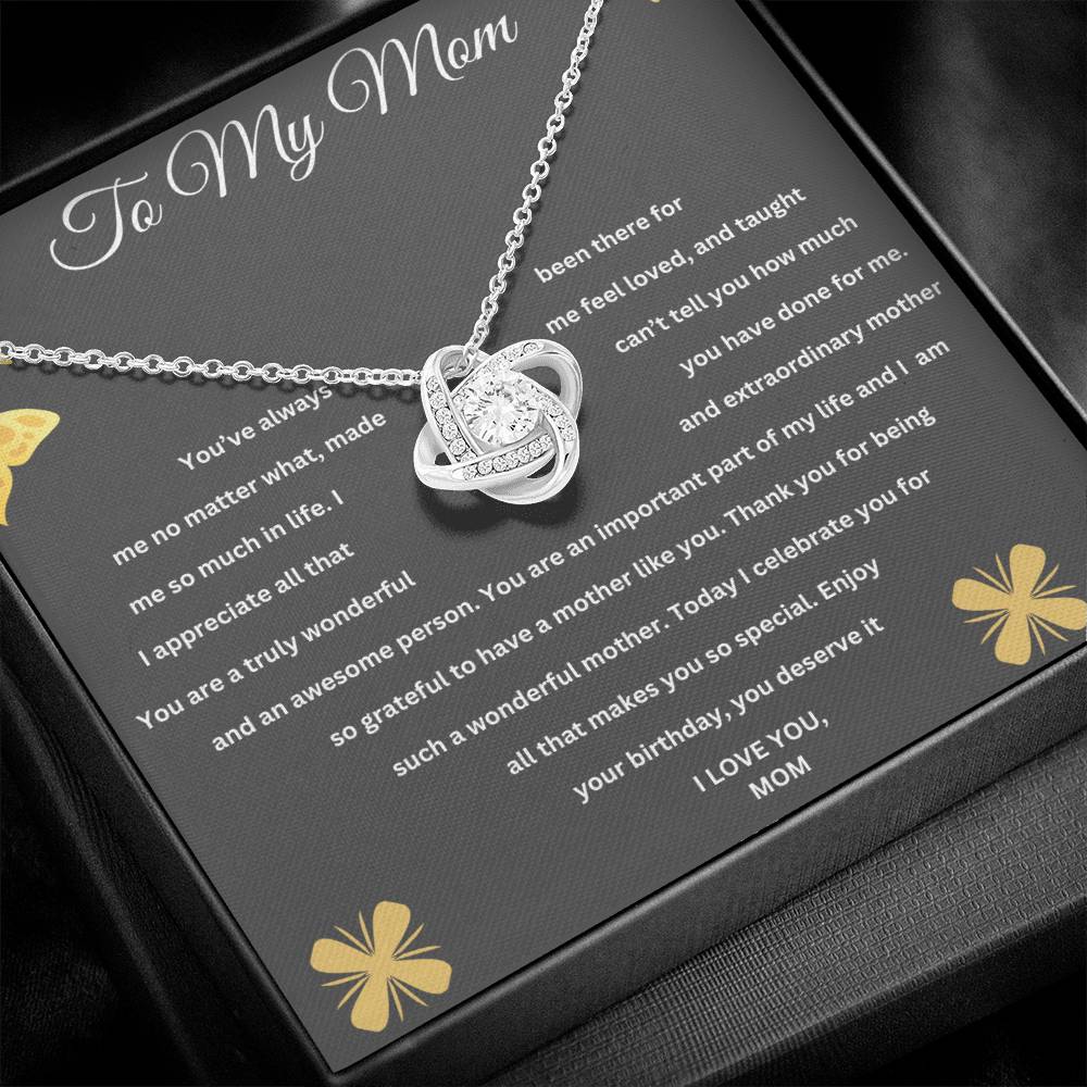 To My Mom | Happy Birthday | Jewelry Necklace