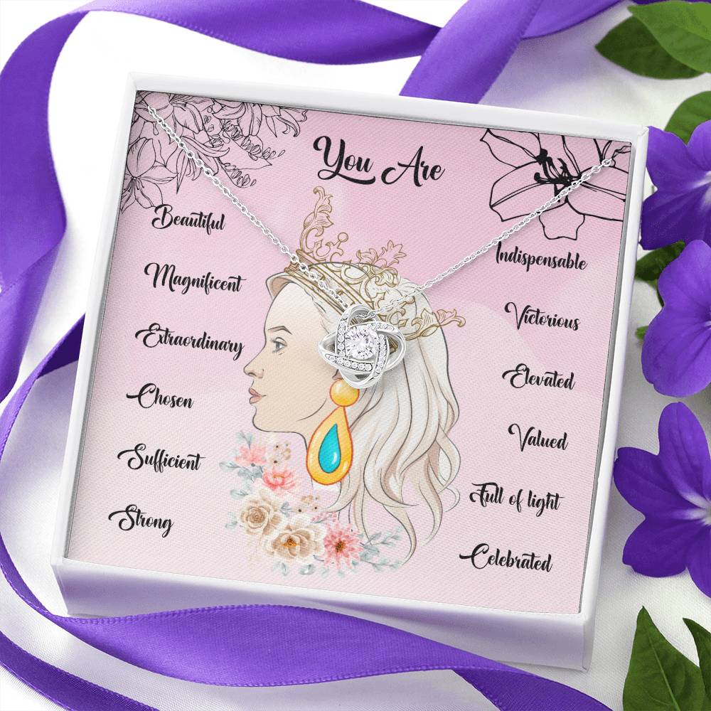 You Are Magnificent | Queen Pendant Necklace