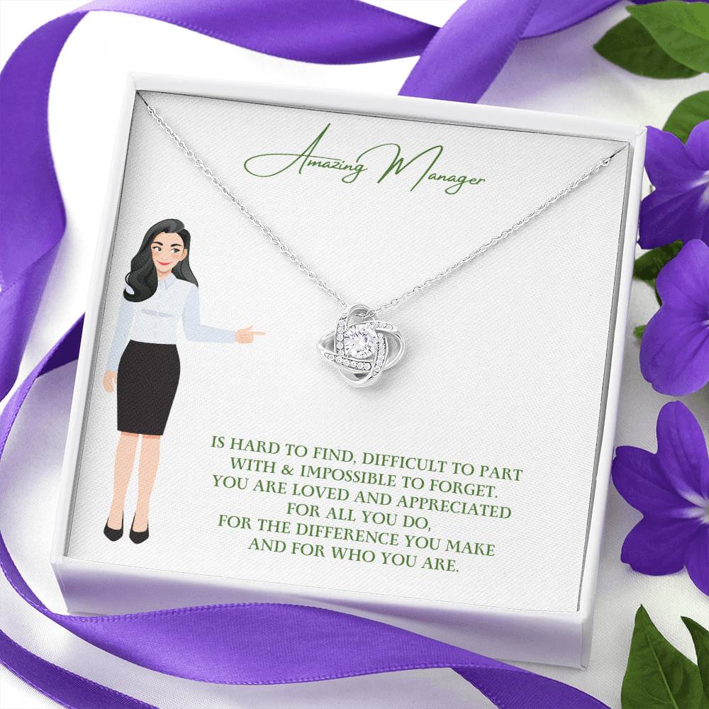 Amazing Manager Is Hard To Find | Professional Pendant Necklace Gift