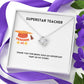 Superstar Teacher | Thank You | Pendant Necklace