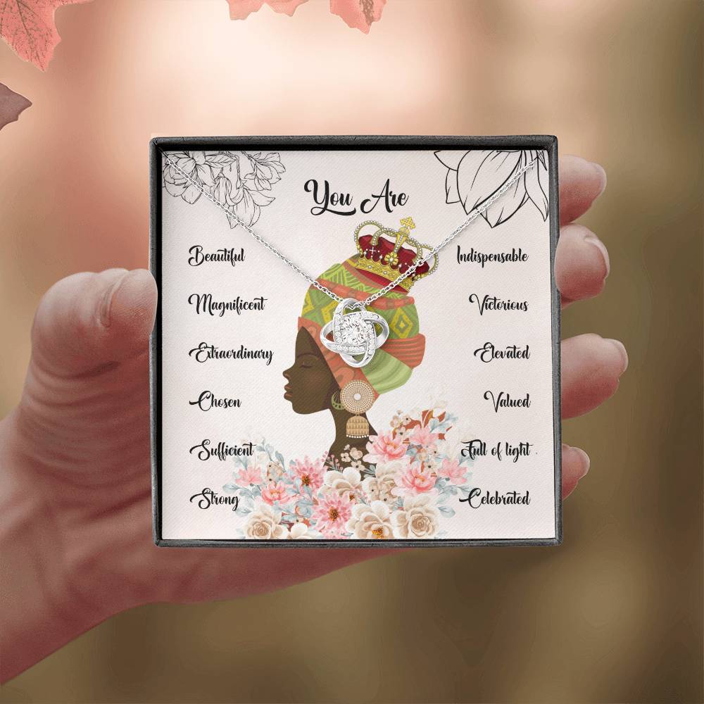 You Are Celebrated | Queen Pendant Necklace