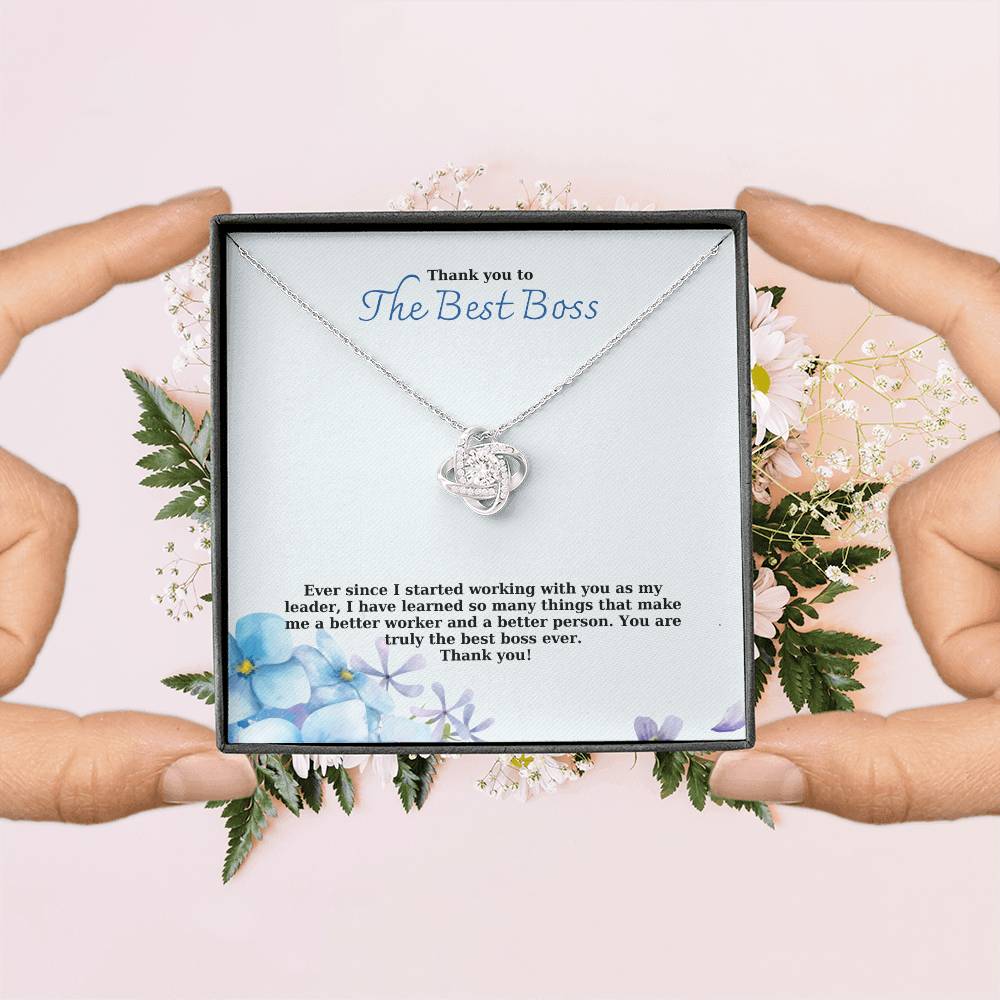 Thank You To The Best Boss | You Are Truly The Best Boss Ever | Professional Pendant Necklace