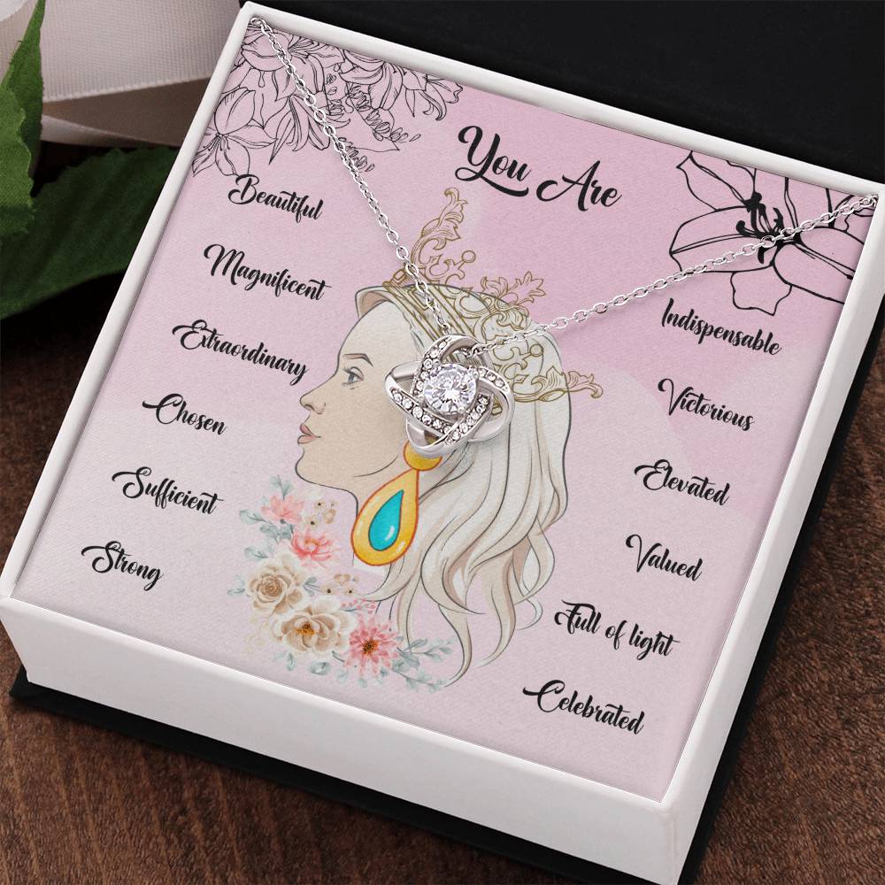 You Are Magnificent | Queen Pendant Necklace