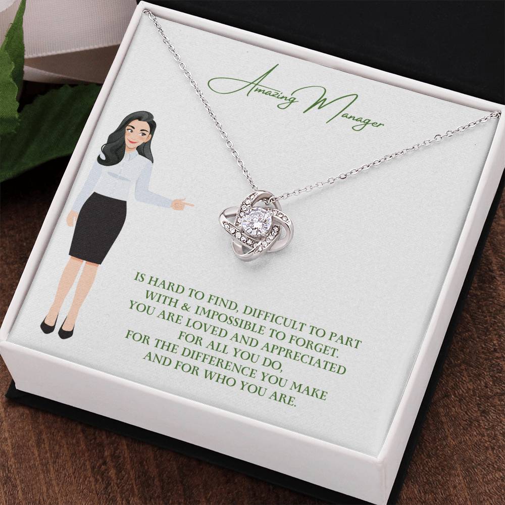 Amazing Manager Is Hard To Find | Professional Pendant Necklace Gift