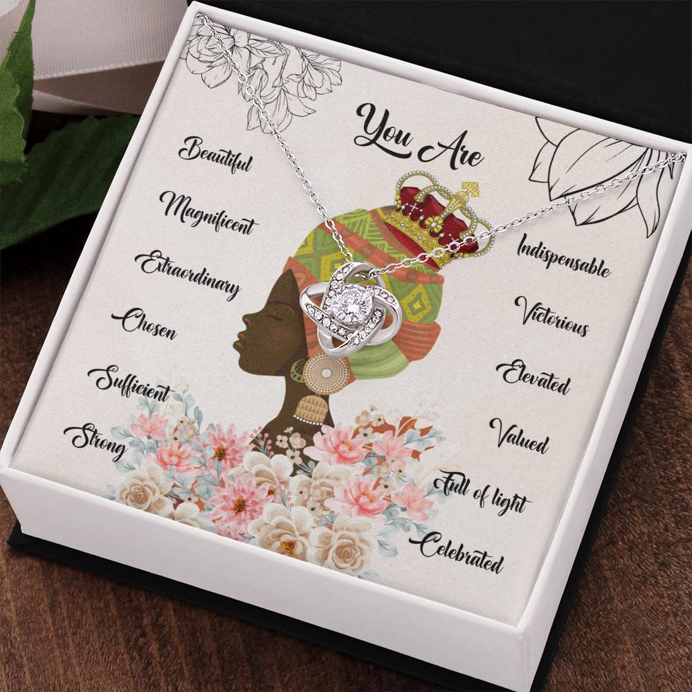 You Are Celebrated | Queen Pendant Necklace
