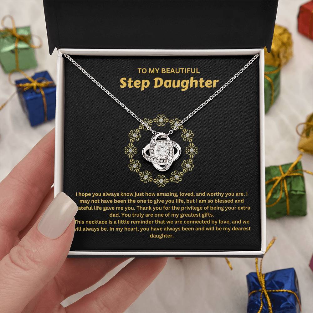 To My Beautiful Step Daughter | You Will Always Be My Daughter | Pendant Necklace