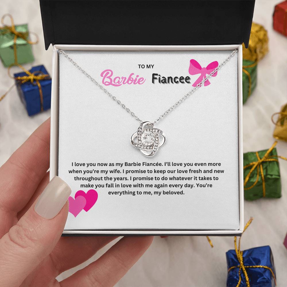 To My Barbie Fiancee | I Promise To Keep Our Love Fresh | Pendant Necklace
