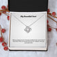 My Beautiful Aunt | You Have Been Just The One I Needed | Pendant Necklace