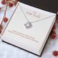 To My Work Bestie | Chance Made Us Colleagues | Professional Necklace Gift
