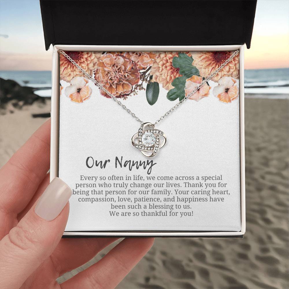 Our Nanny | We Are Thankful For You | Professional Necklace Gift