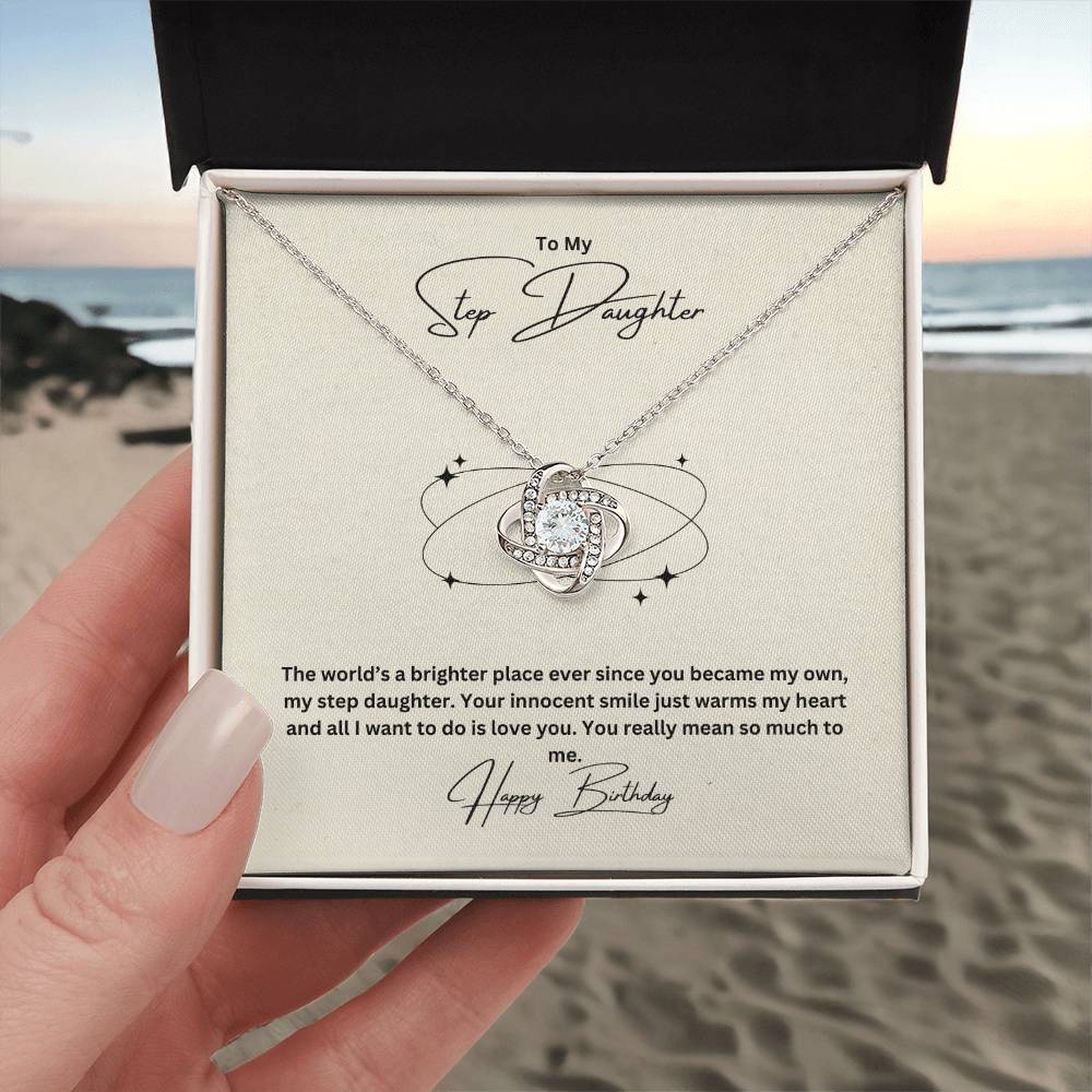 My Stepdaughter | Happy Birthday | Pendant Necklace