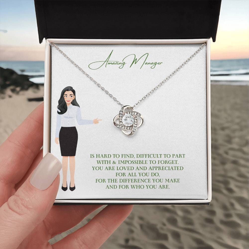 Amazing Manager Is Hard To Find | Professional Pendant Necklace Gift