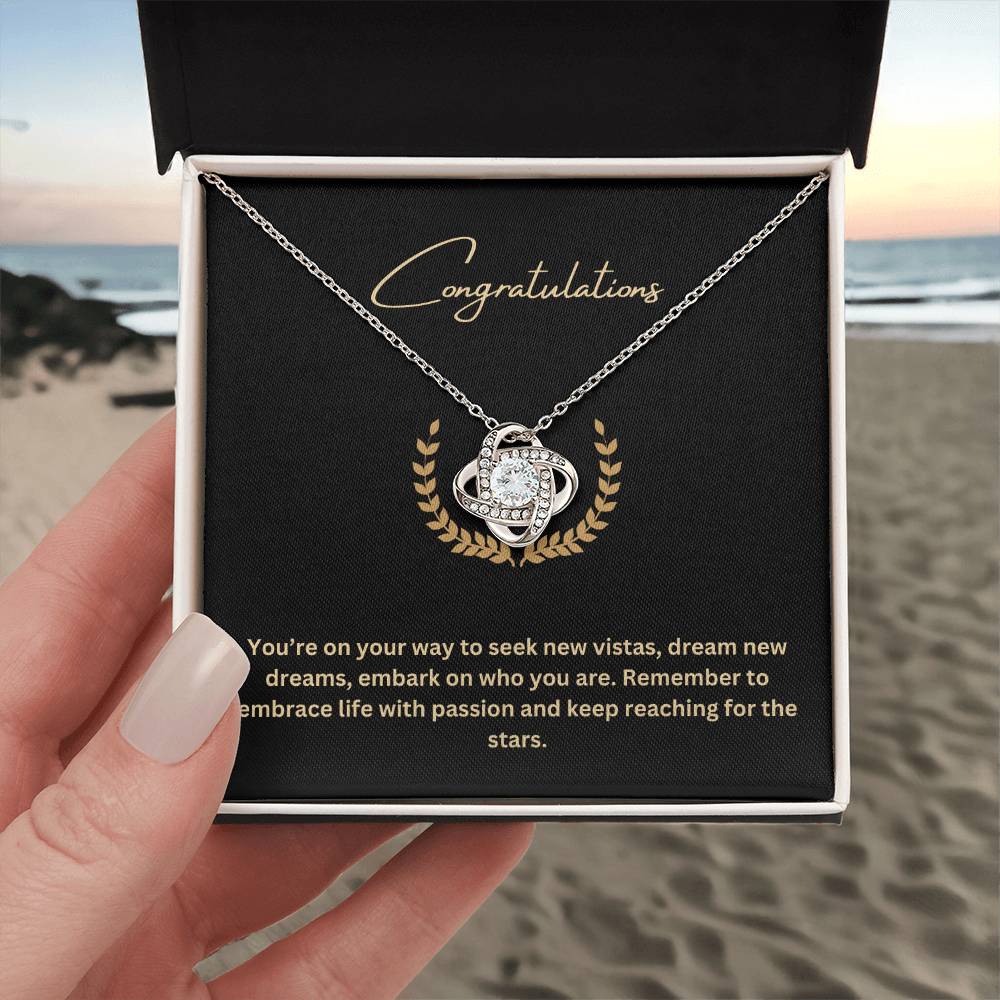 Congratulations | Pendant Necklace Graduation Gift