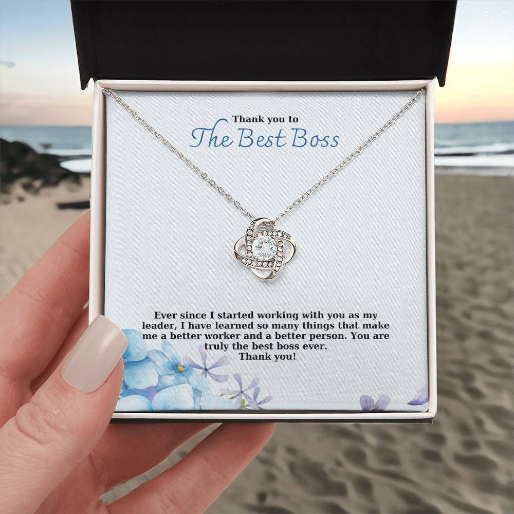 Thank You To The Best Boss | You Are Truly The Best Boss Ever | Professional Pendant Necklace