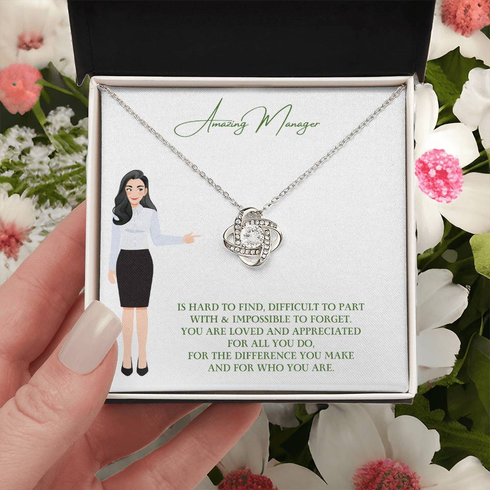 Amazing Manager Is Hard To Find | Professional Pendant Necklace Gift