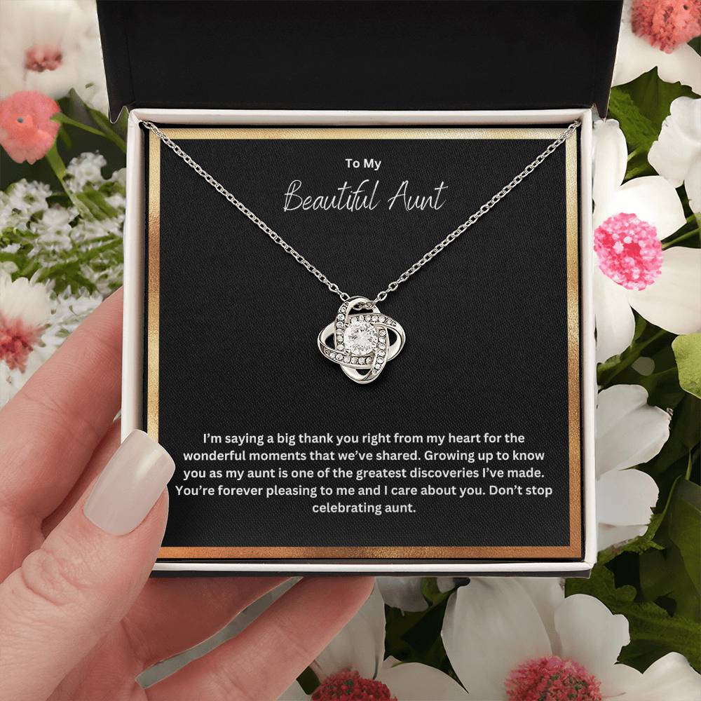 To My Beautiful Aunt | You Are Forever Pleasing To Me | Pendant Necklace