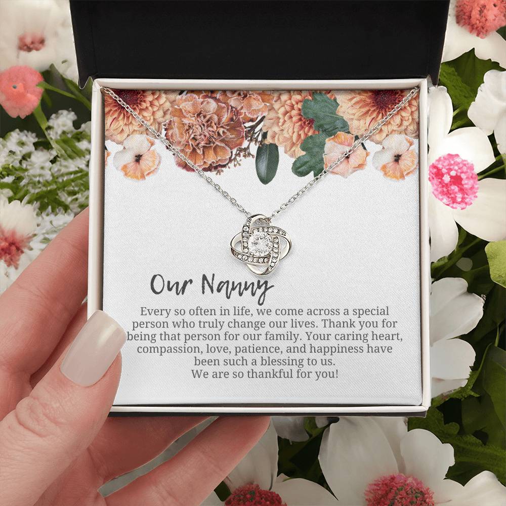 Our Nanny | We Are Thankful For You | Professional Necklace Gift