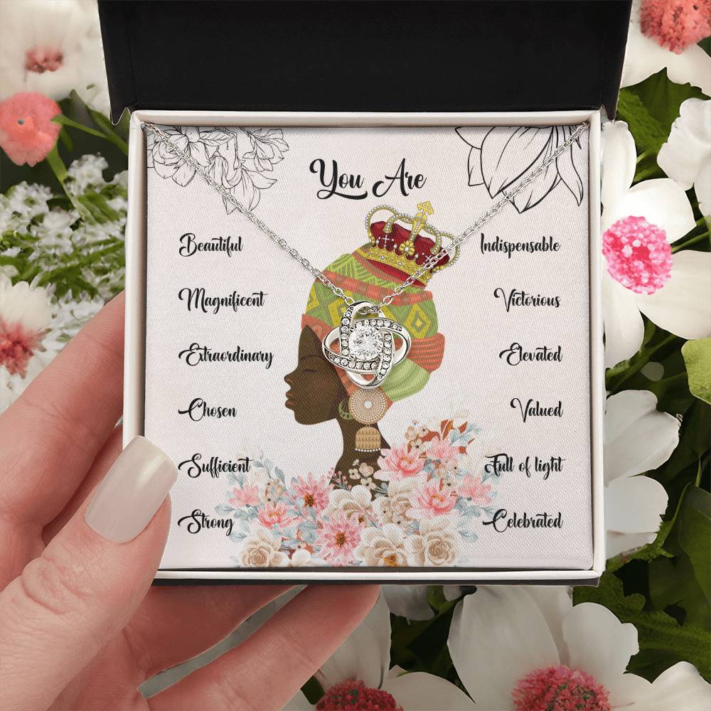 You Are Celebrated | Queen Pendant Necklace